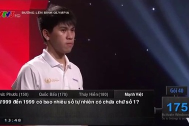 Đỗ Mạnh Việt ở vòng thi Về đích