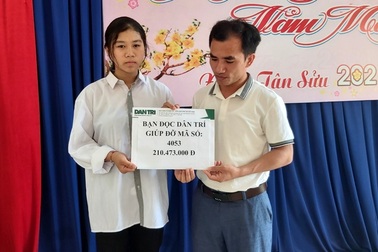Bạn đọc Dân trí giúp đỡ nữ sinh lớp 10 tận cùng nỗi đau hơn 210 triệu đồng
