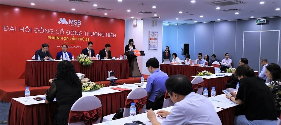 Đại hội cổ đông MSB đặt mục tiêu lợi nhuận năm 2020 đạt 1.439 tỷ đồng - 3 Đại hội cổ đông MSB đặt mục tiêu lợi nhuận năm 2020 đạt 1.439 tỷ đồng - 3