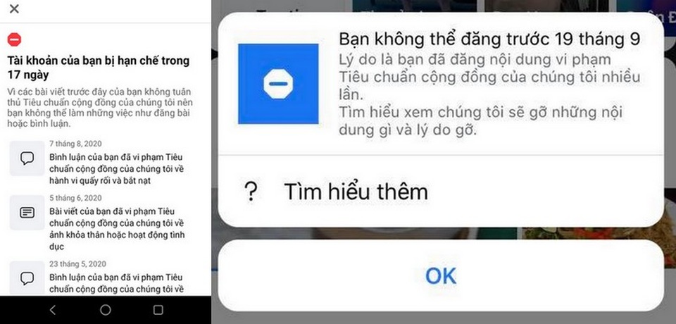 Nhiều người dùng Facebook tại Việt Nam bị khóa tài khoản không rõ lý do - 1 Nhiều người dùng Facebook tại Việt Nam bị khóa tài khoản không rõ lý do - 1