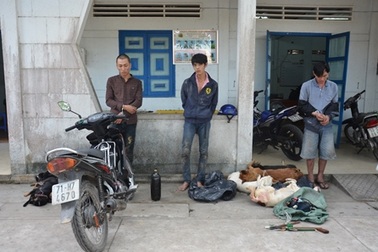 Kẻ trộm chó dùng súng tự chế chống trả lực lượng truy đuổi