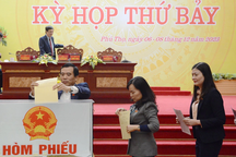 Phú Thọ công bố kết quả lấy phiếu tín nhiệm của 27 cán bộ lãnh đạo