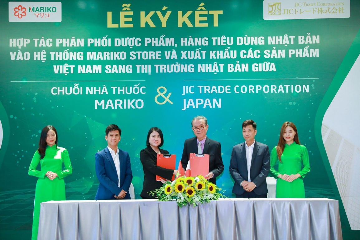 Chuỗi nhà thuốc Mariko và JIC Trade Corporation hợp tác phân phối sản phẩm - 1