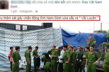 Công an Nam Định nói về thông tin "thảm sát 8 người chết"