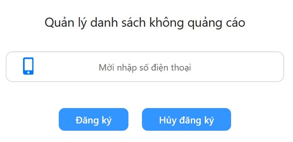 Hướng dẫn đăng ký thuê bao di động vào danh sách chặn cuộc gọi rác - 2 Hướng dẫn đăng ký thuê bao di động vào danh sách chặn cuộc gọi rác - 2