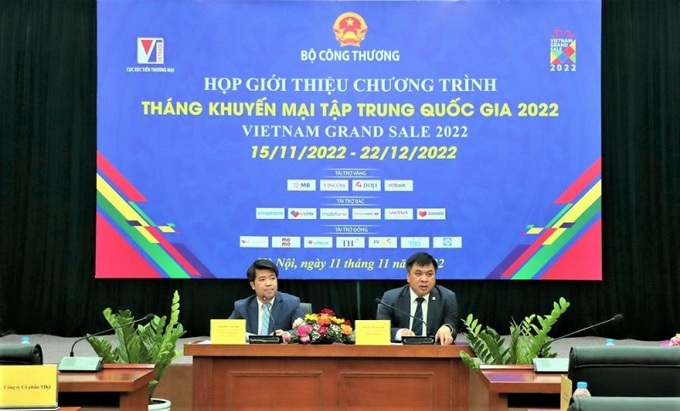 Buổi họp giới thiệu Chương trình “Tháng khuyến mại tập trung quốc gia 2022 - Vietnam Grand Sale 2022”