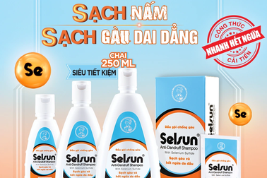 Loại sạch nấm, sạch gàu dai dẳng, nhanh hết ngứa với công thức cải tiến mới từ Selsun