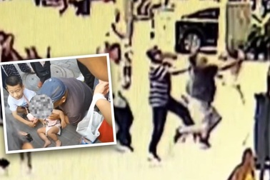 Trung Quốc: Người đàn ông tay không đỡ em bé rơi từ tầng 3 xuống