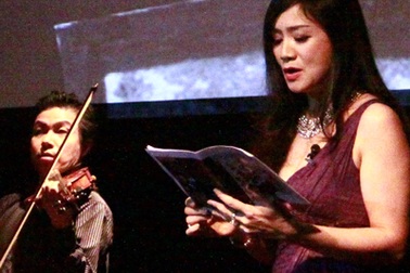 Thu Hà “Lá ngọc cành vàng” trình diễn tác phẩm của Vi Thùy Linh