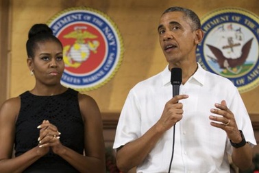 Tổng thống Obama tới thăm các binh sĩ đúng ngày Giáng sinh