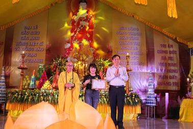 NCB tài trợ Đại lễ cầu siêu các anh hùng liệt sĩ và đồng bào tử nạn chiến tranh