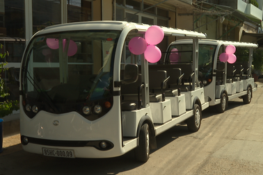 Ninh Thuận đưa xe điện vào phục vụ du khách