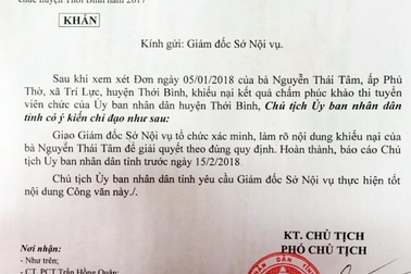 Vụ “thủ khoa” có nguy cơ rớt viên chức: Hủy kết quả chấm phúc khảo