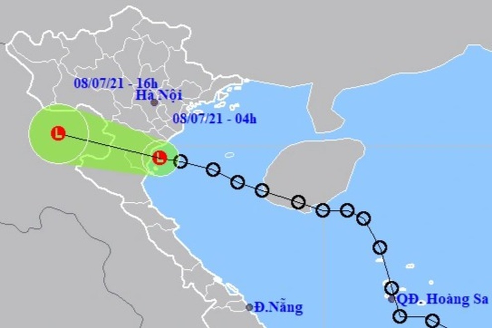 Áp thấp nhiệt đới suy yếu, nhiều nơi ở miền Bắc vẫn mưa rất to - 1 Áp thấp nhiệt đới suy yếu, nhiều nơi ở miền Bắc vẫn mưa rất to - 1
