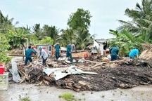Một người mất tích, 4 nhà tốc mái ở An Giang do ảnh hưởng bão Kajiki