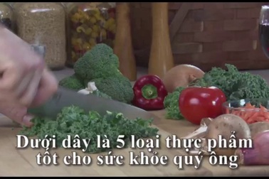 Thực phẩm tốt cho sức khỏe nam giới