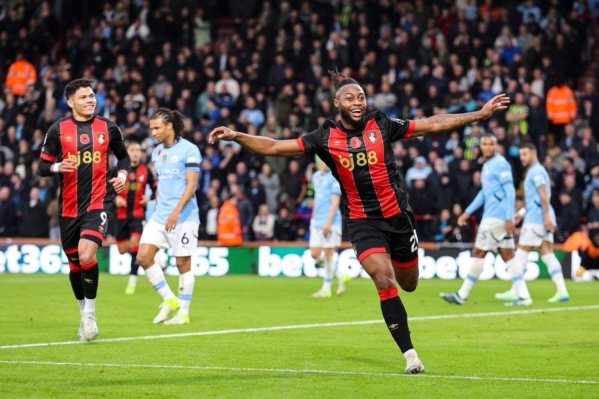 Haaland vô duyên, Man City bại trận trên sân Bournemouth - 1