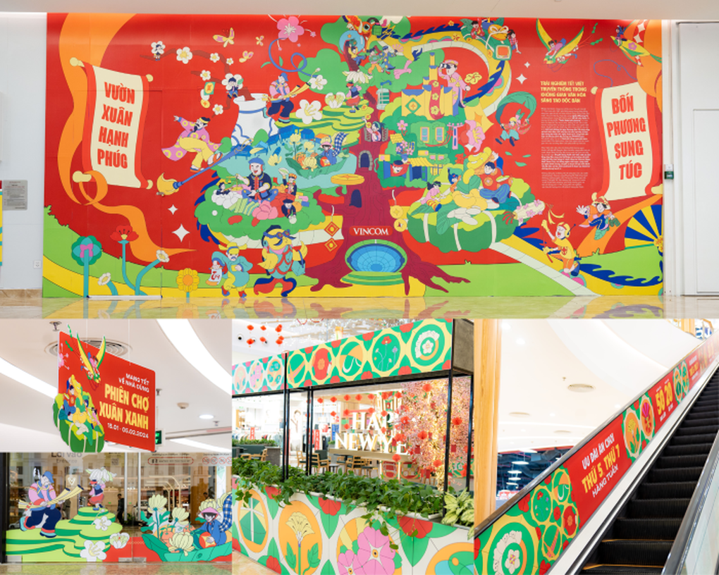 Trải nghiệm Vườn xuân hạnh phúc tại Vincom - 1 Trải nghiệm Vườn xuân hạnh phúc tại Vincom - 1