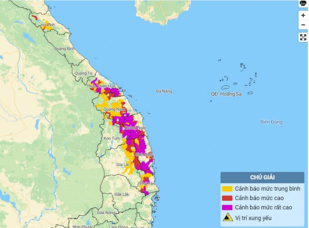 Mưa lũ ở miền Trung lan rộng - 1 Mưa lũ ở miền Trung lan rộng - 1