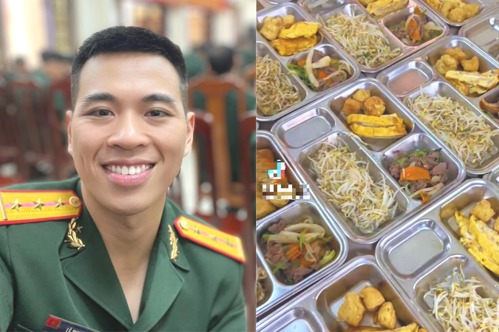 Chiến sĩ Lê Anh Nuôi "gây sốt" với những bữa cơm quân đội 26.000 đồng