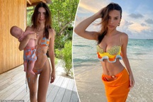 Đăng một bức ảnh bế con, siêu mẫu gợi cảm bị chê bai, chỉ trích không ngớt