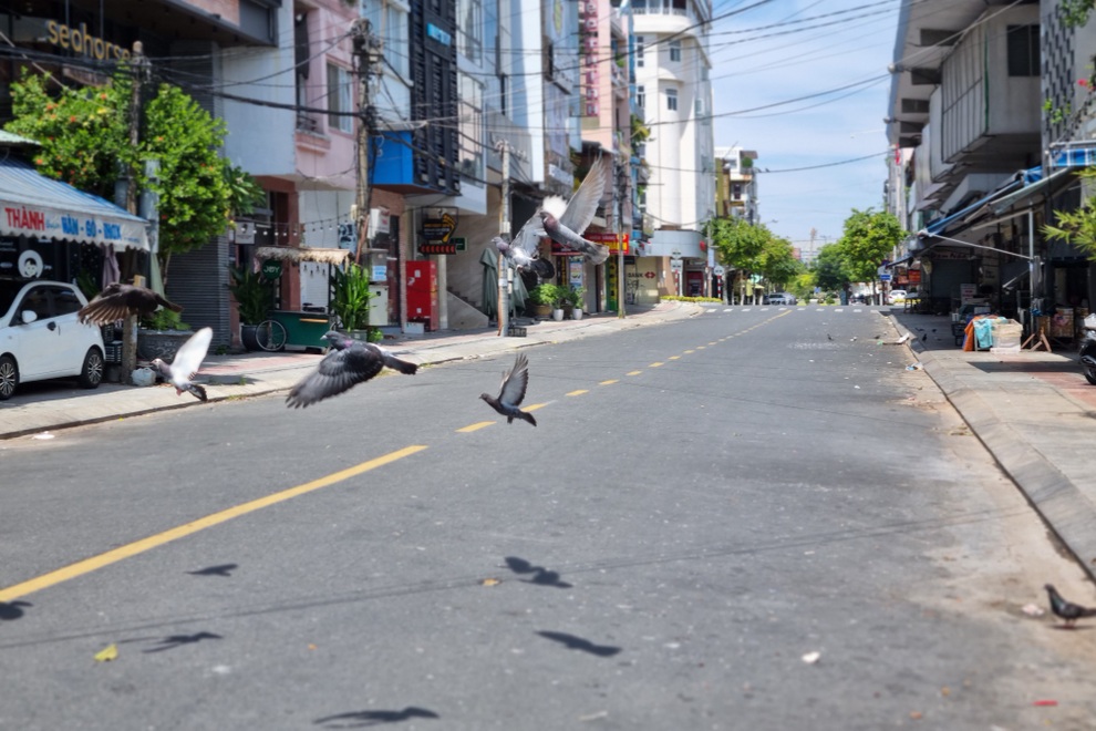 Đường phố Đà Nẵng ngày thứ 7 thi hành lệnh ai ở đâu ở yên đó - 12 Đường phố Đà Nẵng ngày thứ 7 thi hành lệnh ai ở đâu ở yên đó - 12