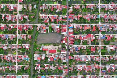 Quy hoạch bàn cờ cực kỳ ấn tượng tại xã ven biển Thái Bình