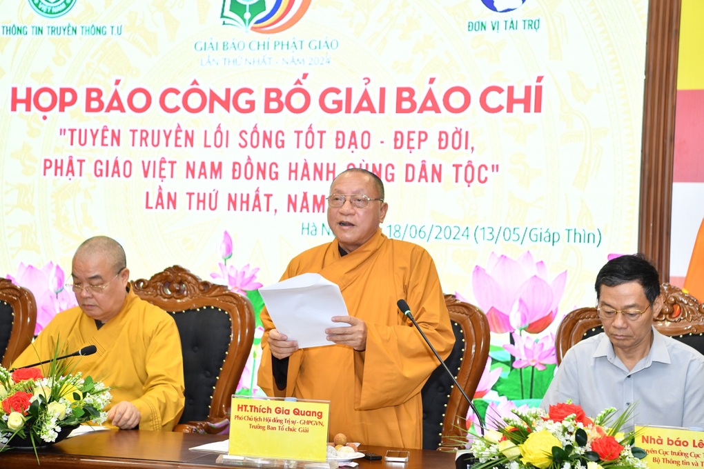 Công bố Giải báo chí toàn quốc về Phật giáo - 1