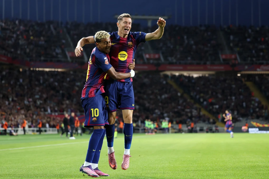 Lamine Yamal tái xuất, Barcelona chiếm ngôi đầu bảng của Real Madrid - 2 Lamine Yamal tái xuất, Barcelona chiếm ngôi đầu bảng của Real Madrid - 2