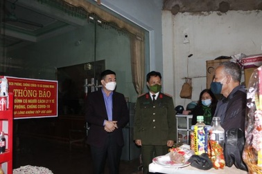 Yên Bái phong tỏa tạm thôn gần 1.000 người do có 12 F0 cộng đồng