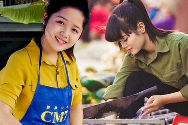 5 cô gái bán rau, bán thịt "gây bão" mạng vì quá xinh đẹp