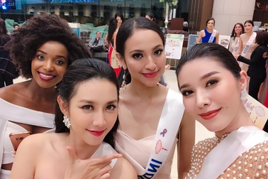 Thùy Tiên lọt top 10 trang phục dạ hội tại Miss International 2018