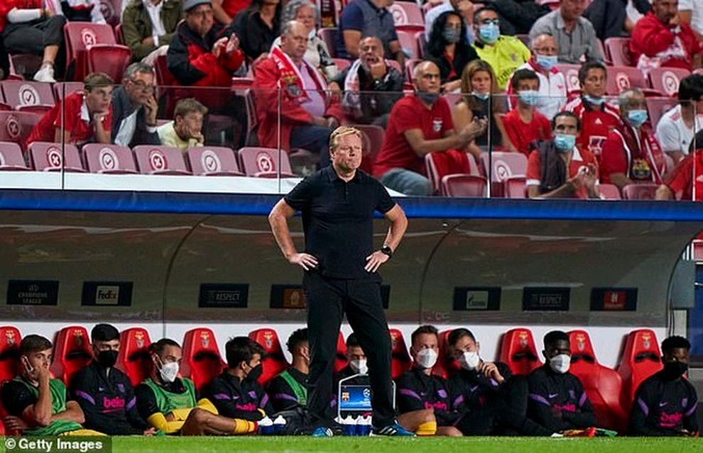 Barcelona thảm bại trước Benfica, HLV Koeman vẫn nói cứng - 2 Barcelona thảm bại trước Benfica, HLV Koeman vẫn nói cứng - 2