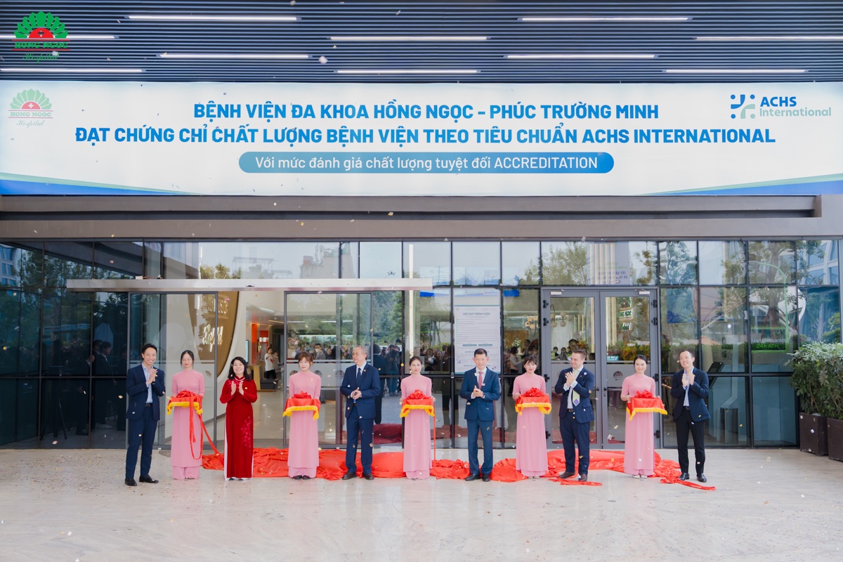 Bệnh viện Đa khoa Hồng Ngọc đạt tiêu chuẩn ACHS International với mức đánh giá cao nhất - 3