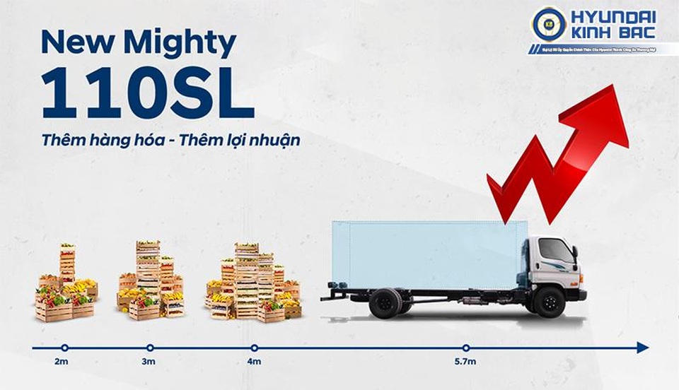 Hyundai Kinh Bắc tung sản phẩm Hyundai EX8, 110SL thùng dài - 1 Hyundai Kinh Bắc tung sản phẩm Hyundai EX8, 110SL thùng dài - 1