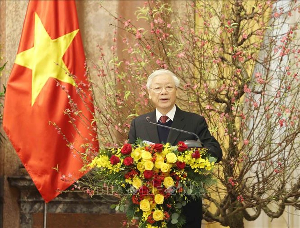 Tổng Bí thư, Chủ tịch nước chúc Tết lãnh đạo, nguyên lãnh đạo Đảng, Nhà nước - 1 Tổng Bí thư, Chủ tịch nước chúc Tết lãnh đạo, nguyên lãnh đạo Đảng, Nhà nước - 1