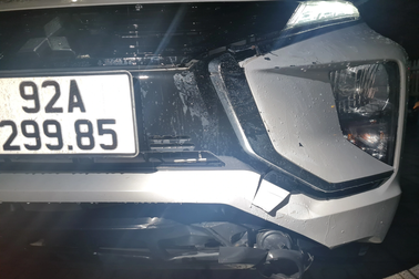 Quảng Nam: Tài xế lái ô tô gây tai nạn rồi bỏ chạy