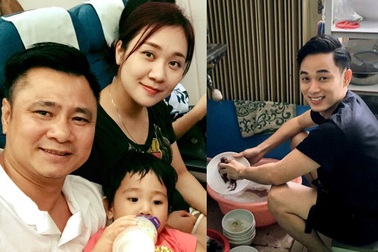 Tự Long hạnh phúc cùng vợ trẻ dịp lễ, Trúc Nhân về quê giúp mẹ... rửa chén