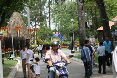 Đón Tết dương lịch trong tiết trời se lạnh