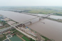 Toàn cảnh cây cầu nghìn tỷ nối đôi bờ sông Ninh Cơ trước ngày thông xe