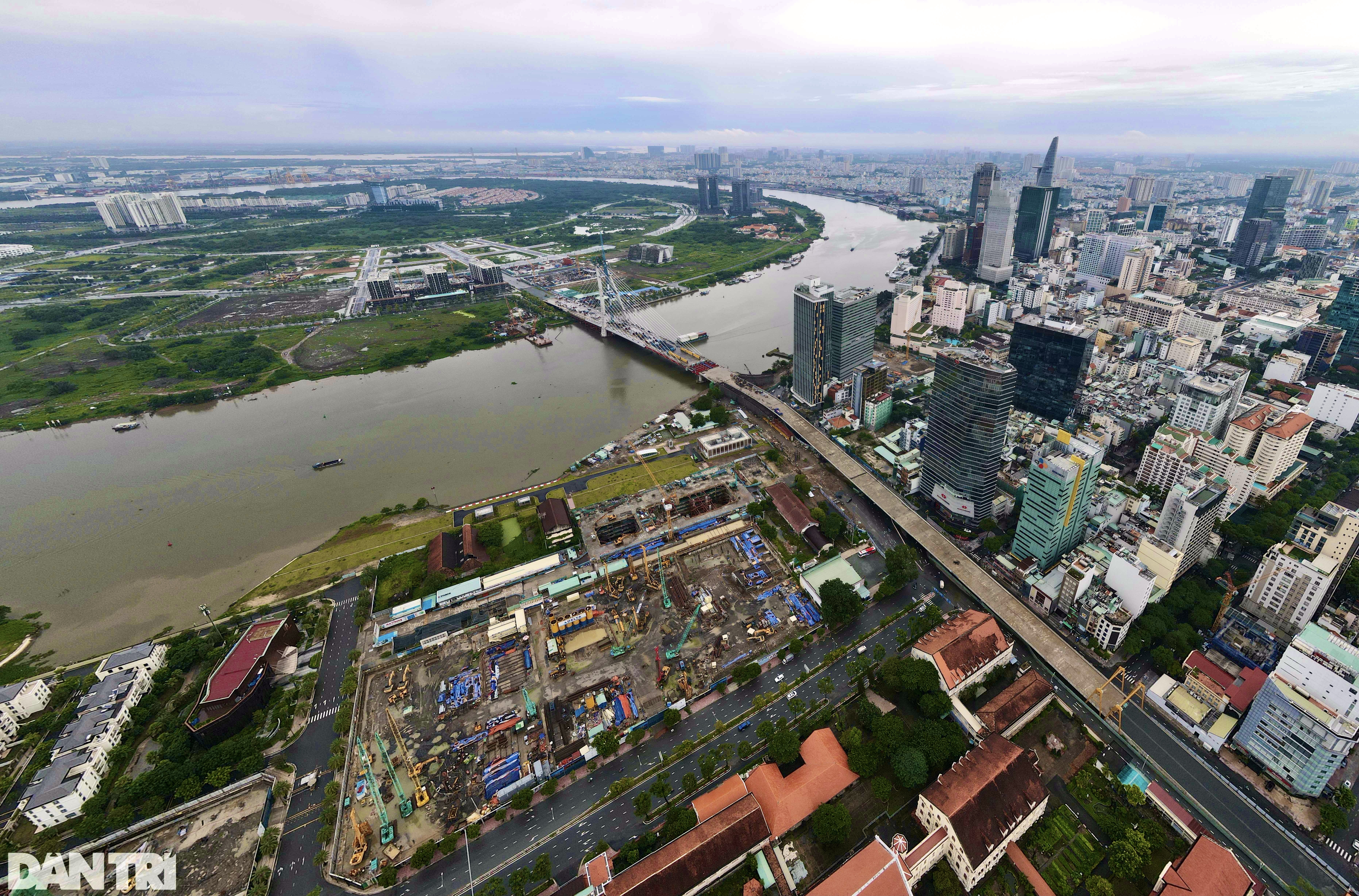 Cầu Thủ Thiêm 2 hợp long, mang diện mạo mới sau 6 năm thi công - 12 Cầu Thủ Thiêm 2 hợp long, mang diện mạo mới sau 6 năm thi công - 12