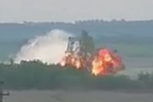 Lộ video máy bay quân sự Nga nổ tung thành cầu lửa