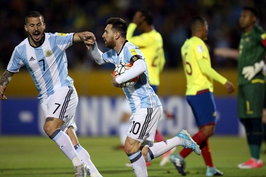 Messi lập hattrick, Argentina hạ Ecuador và giành vé dự World Cup 2018