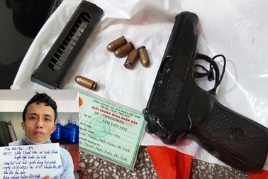 Bắt băng trộm cắp có "thủ lĩnh" luôn mang theo súng đã lên nòng