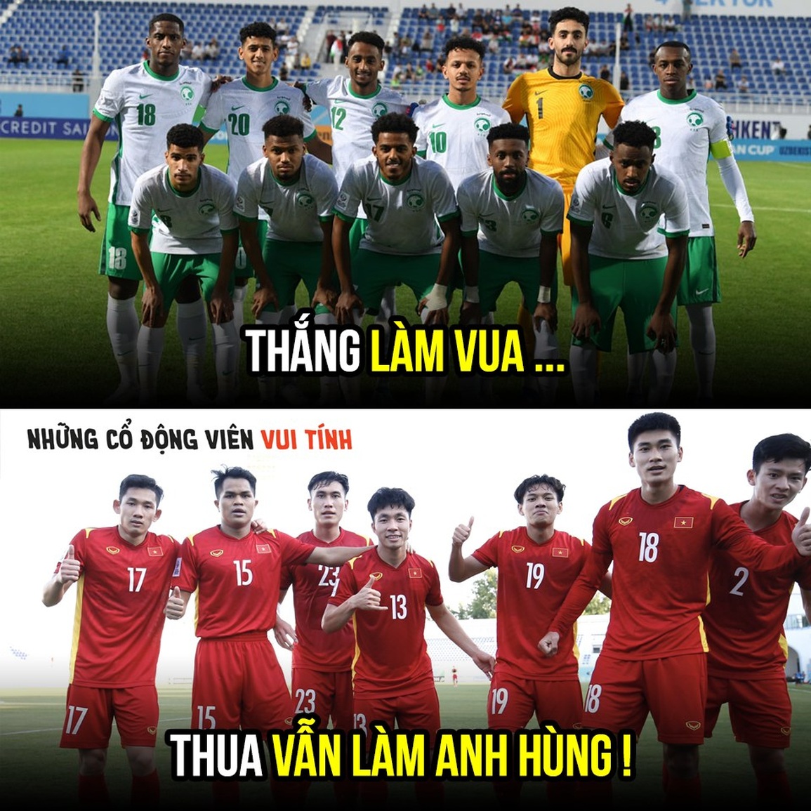 Dù thất bại, các cầu thủ trẻ vẫn là Dù thất bại, các cầu thủ trẻ vẫn là