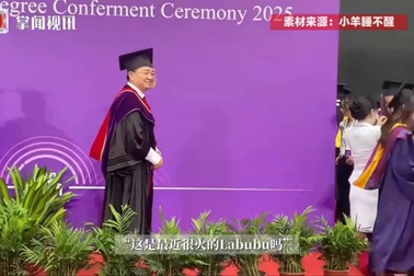 Tranh cãi việc sinh viên, nghiên cứu sinh mang Labubu lên nhận bằng