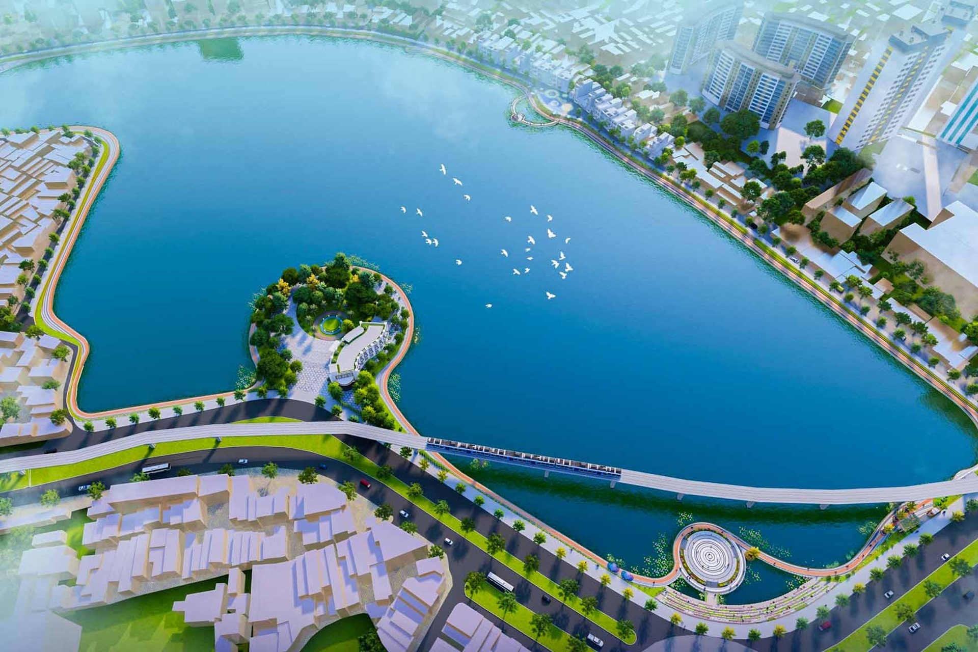 Diện mạo khang trang, hiện đại của hồ Đống Đa khi được đầu tư 300 tỷ đồng - 14 Diện mạo khang trang, hiện đại của hồ Đống Đa khi được đầu tư 300 tỷ đồng - 14