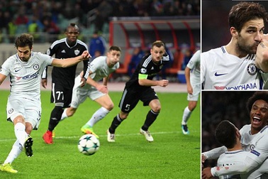 Đại thắng Qarabag, Chelsea nhận vé vào vòng sau