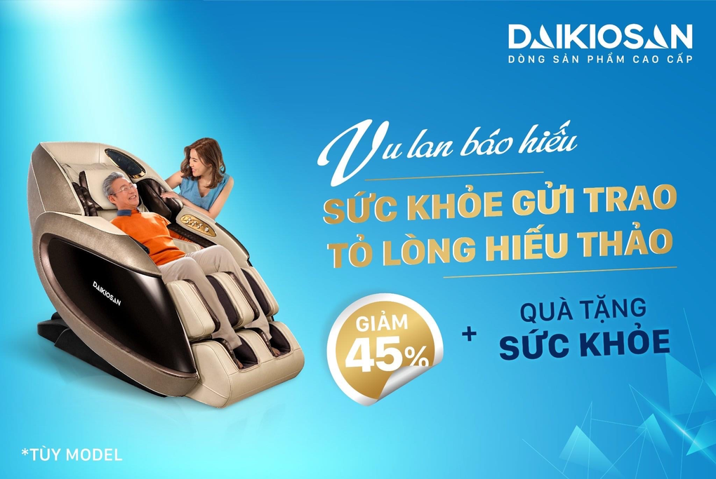 Ghế massage Daikiosan - Quà Vu lan cho cha mẹ - 4