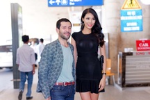 Lan Khuê ra sân bay đón nhà thiết kế lừng danh thế giới